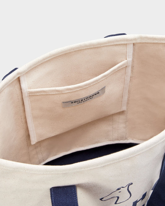 TWO TONE TOTE BAG