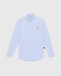 OXFORD SLIM SHIRT WITH LOGO EMBROIDERED