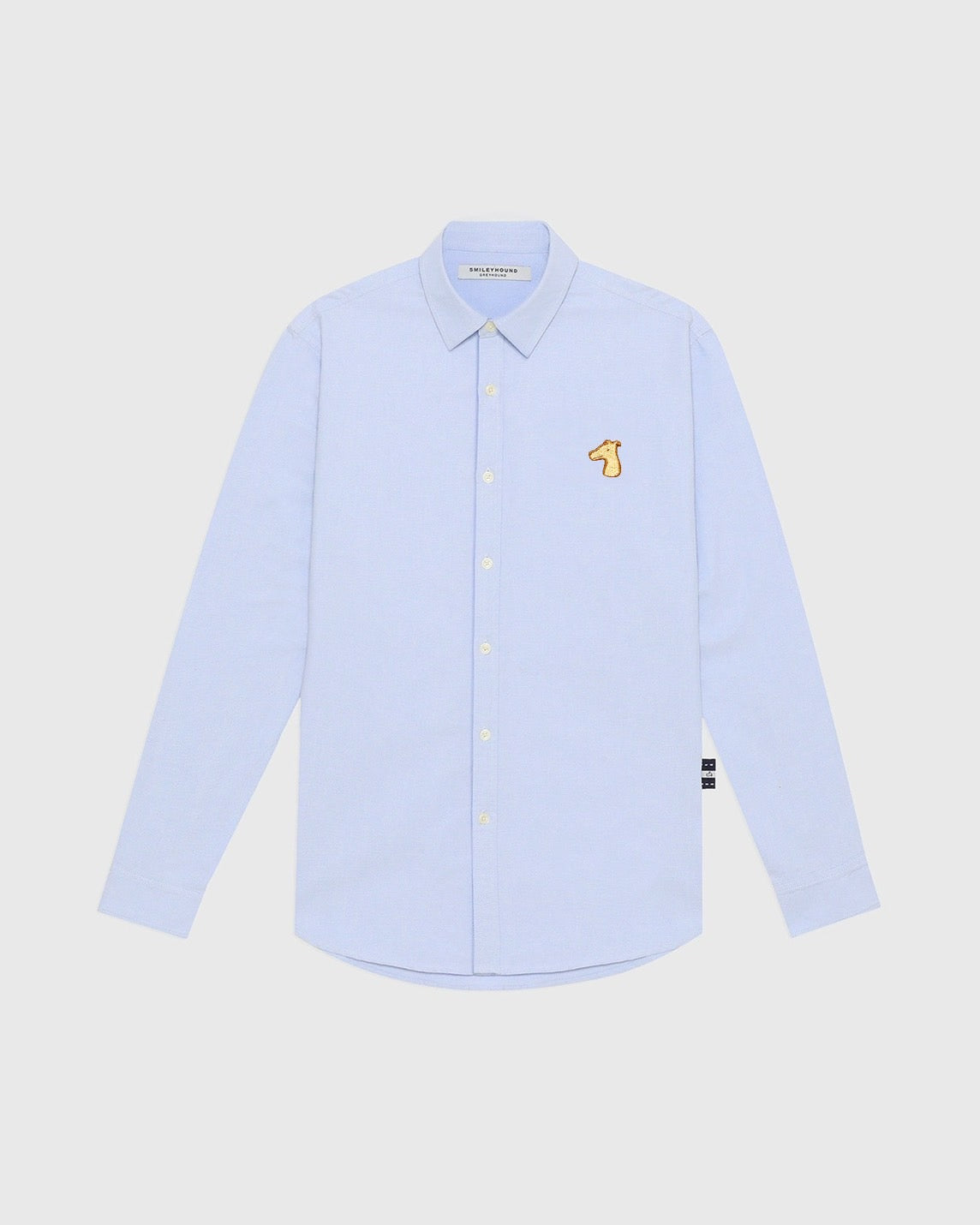 OXFORD SLIM SHIRT WITH LOGO EMBROIDERED