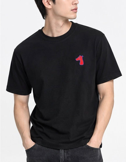 CLASSIC FIT T-SHIRT WITH LOGO EMBROIDERED
