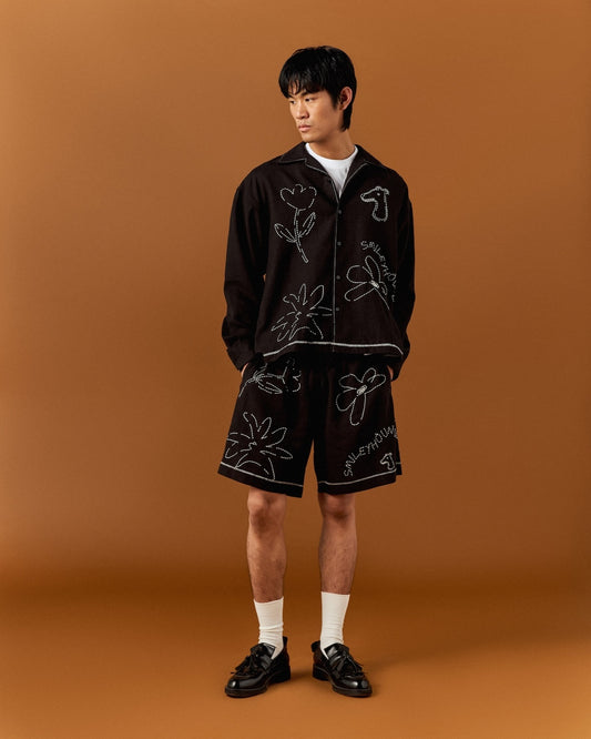 FLOWER FOLK EMBROIDERED SHIRT