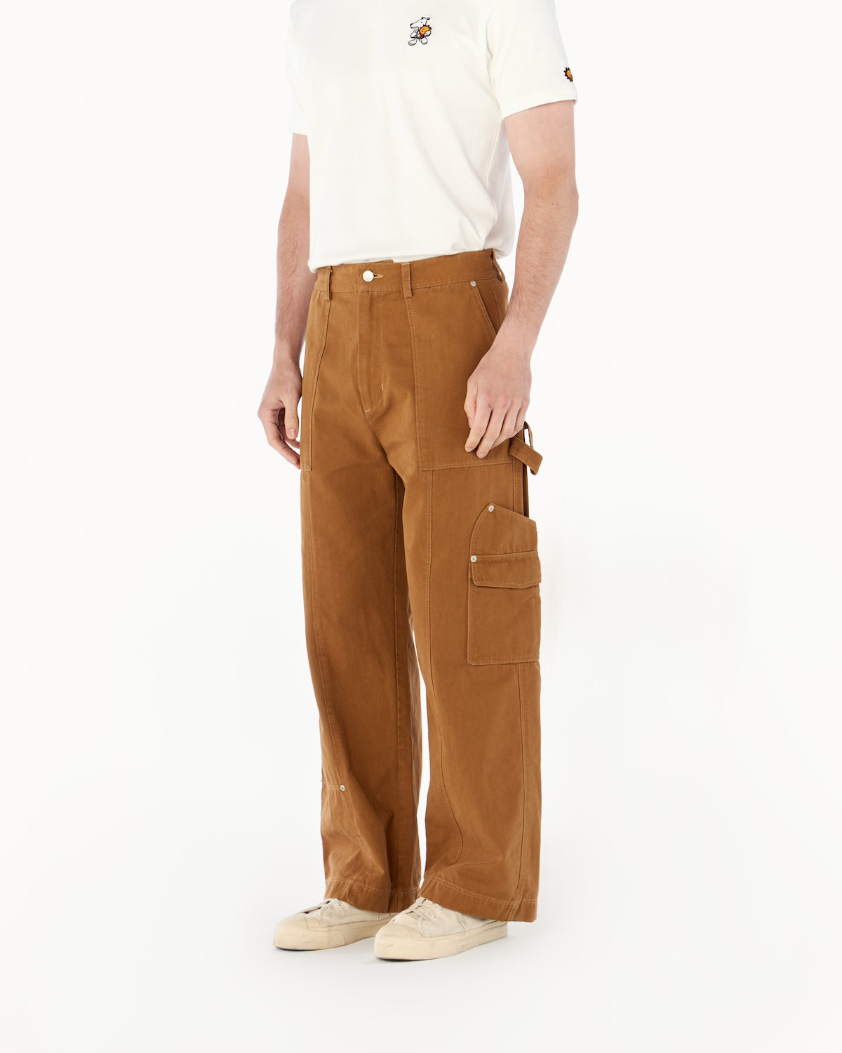 COTTON CANVAS WORKWEAR PANTS