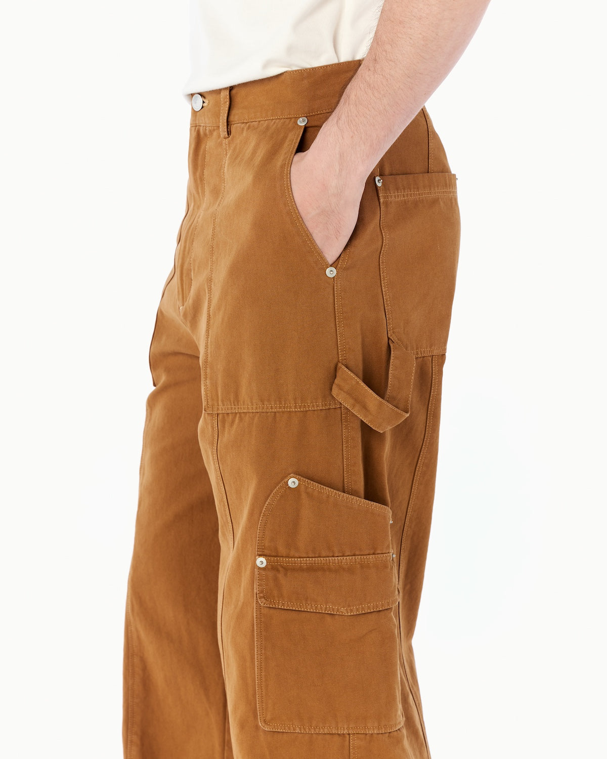 COTTON CANVAS WORKWEAR PANTS