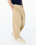 BALLOON FIT COTTON TWILL PANTS