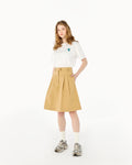 SMILEYHOND PLEATED MIDI SKIRT