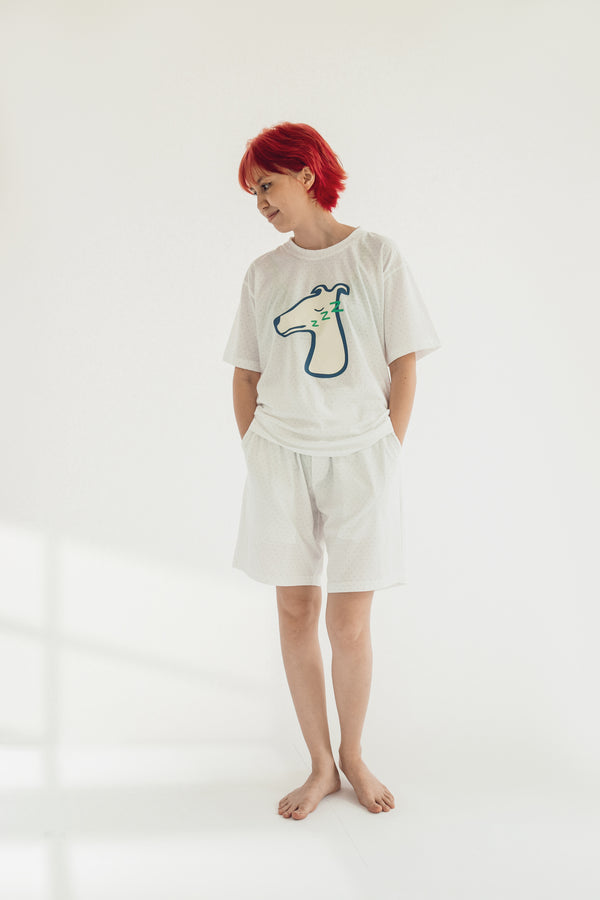 SLEEPY HOUND LOUNGEWEAR (WHITE)