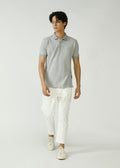 PIQUE POLO SHIRT WITH TONE-ON-TONE LOGO
