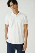 PIQUE POLO SHIRT WITH TONE-ON-TONE LOGO