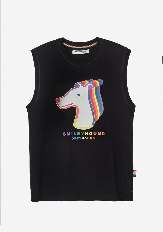 TANG-TOP WITH GRAPHIC PRINT – HOUND FOR ALL EDITION