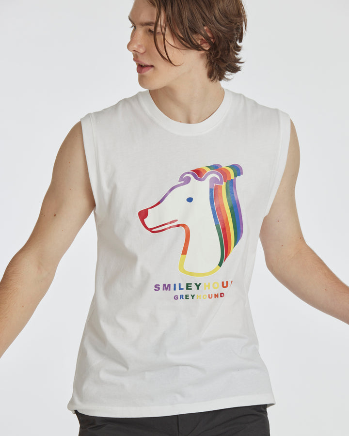 TANG-TOP WITH GRAPHIC PRINT – HOUND FOR ALL EDITION