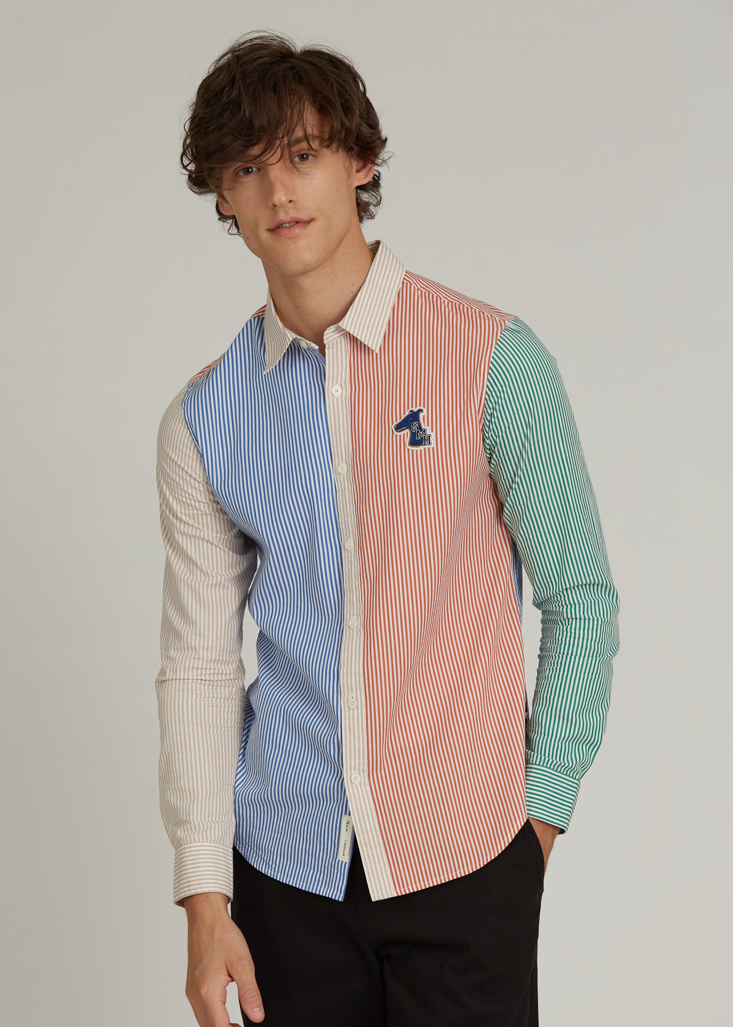 Color block store shirt